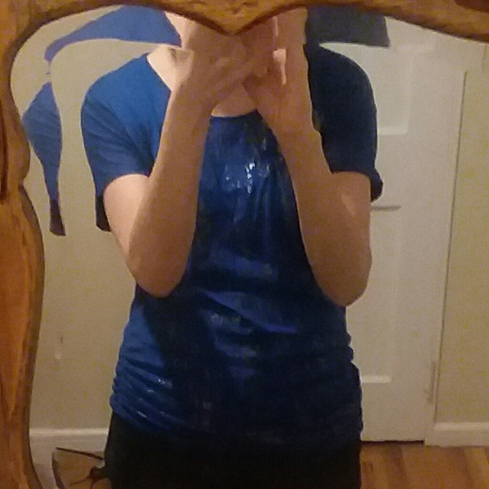 Blue shirt
